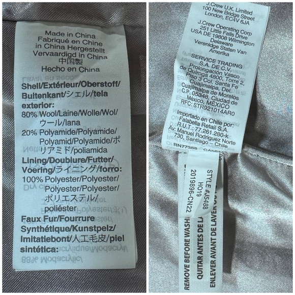 J. Crew Chateau Parka in Stadium Cloth Wool Coat - Picture 11 of 12